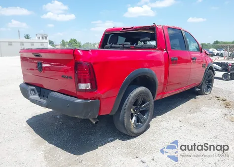 2023 Ram 1500 Classic Warlock 4X4 5'7 Box from USA, damaged, VIN 1C6RR7LG3PS572829